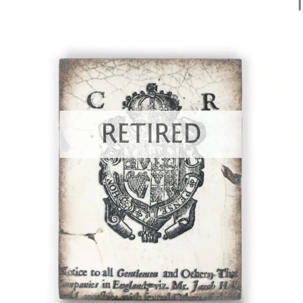 Sid Dickens RETIRED Vintage Style Decorative Plaque with Crest - Picture 2 of 2
